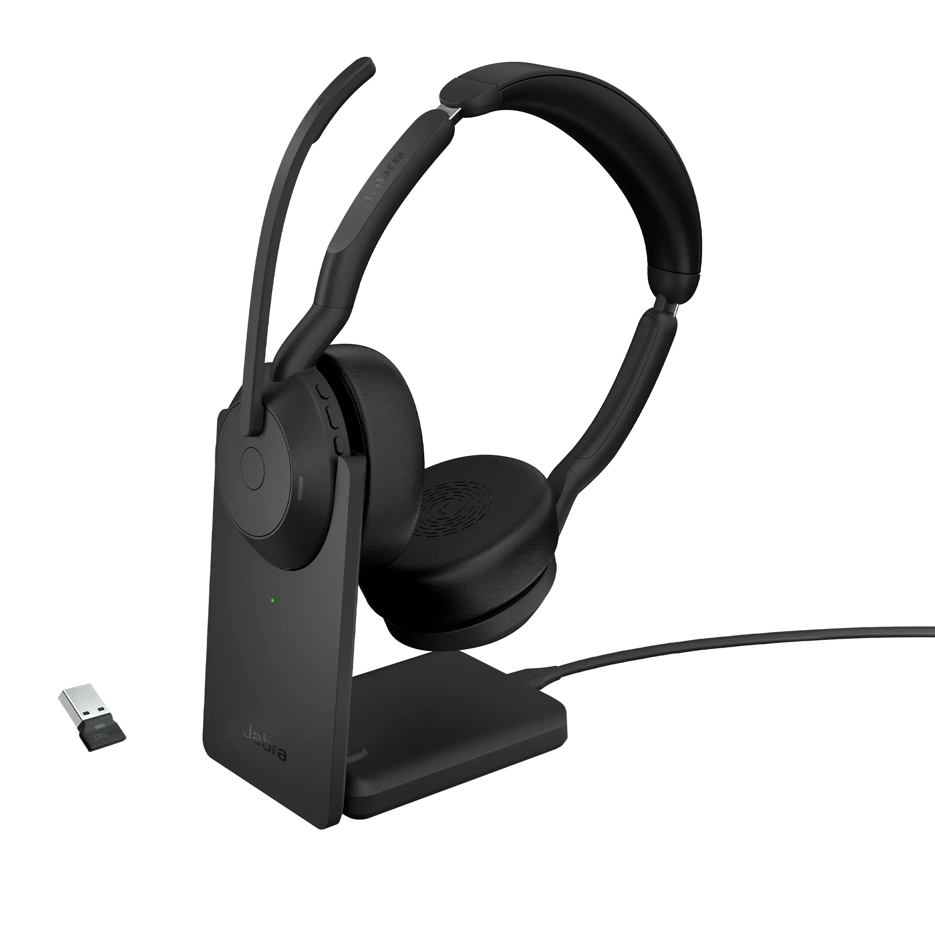 Jabra Evolve2 55 L380a UC -langattomat kuulokkeet + latausasema