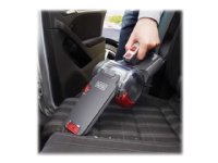 Black & Decker PV1200AV, Kuiva, Sykloninen, 1060 l/min, Automaattinen, 0,44 L, Harmaa, Punainen, Läpinäkyvä