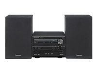 Panasonic SC-PM254EG-K, Kodin mikroaudiojärjestelmä, Musta, 1-suuntainen, DAB+, AC, 0,2 W