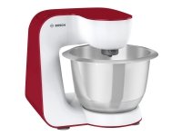 Bosch MUM5 StartLine MUM54R00, 3,9 L, Punainen, Valkoinen, Rotaatio, Käyttö, Ruostumaton teräs, 900 W