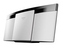 Panasonic SC-HC200, Kodin mikroaudiojärjestelmä, Musta, Valkoinen, 1 levyt, 20 W, 1-suuntainen, FM