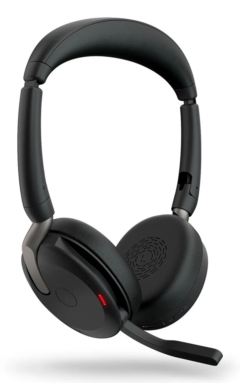 Jabra Evolve2 65 Flex L380c UCS -langattomat kuulokkeet mikrofonilla, musta