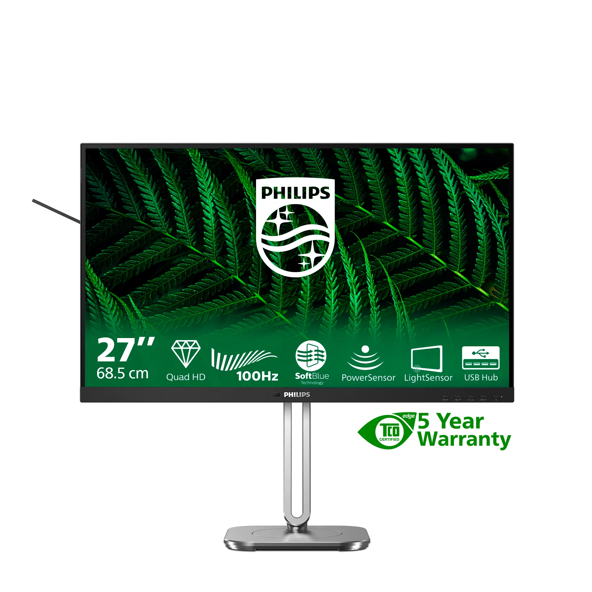 Philips 27" 27B2G5500/00 QHD, IPS -näyttö