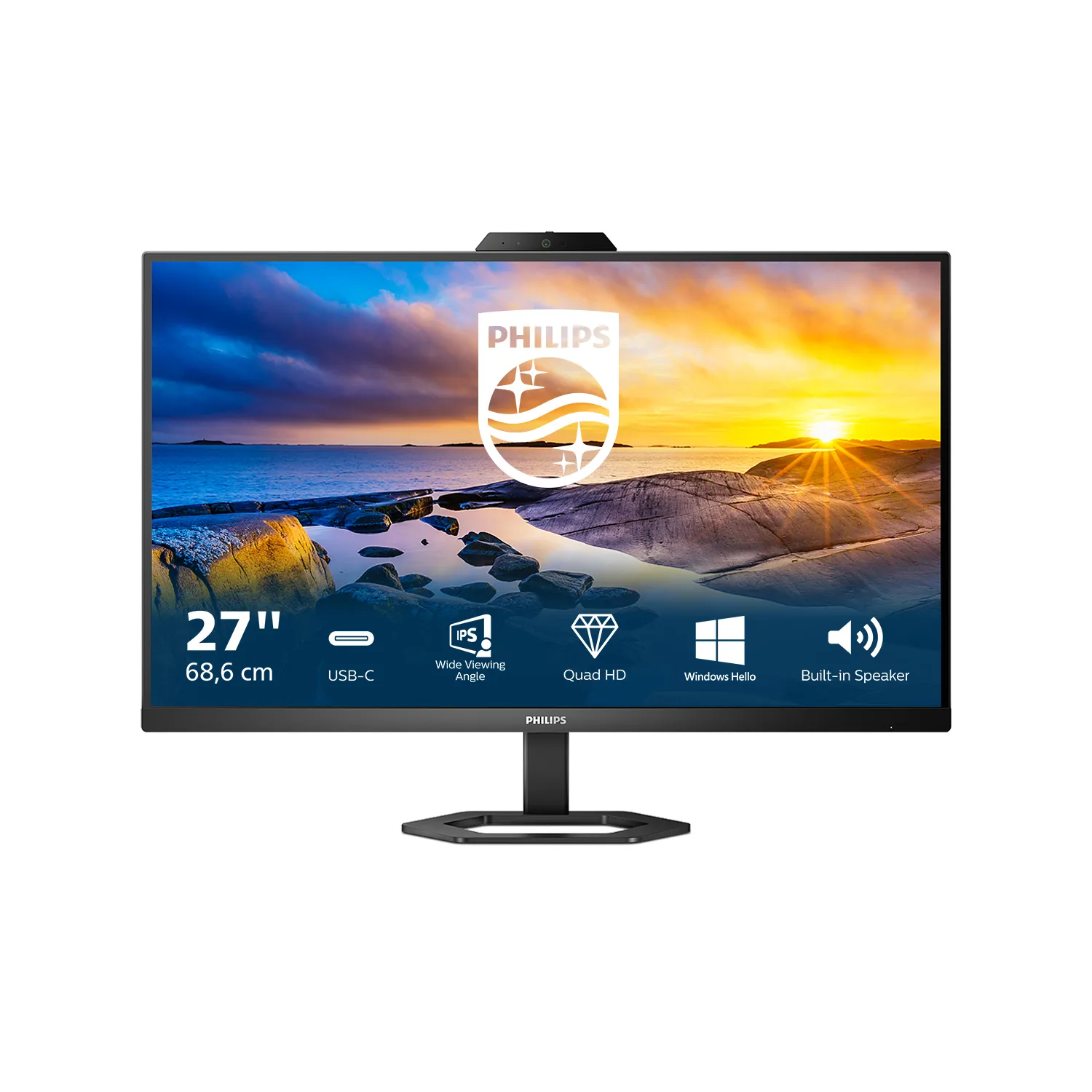 Philips 27" 5000 Series 27E1N5600HE/00 QHD, USB-C, IPS -näyttö