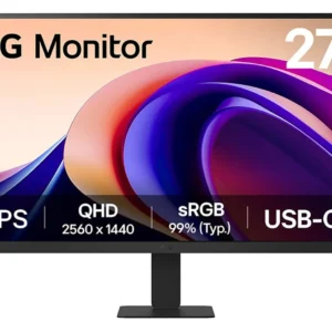 LG 27'' QHD Monitor 27" QHD, USB-C, IPS -näyttö