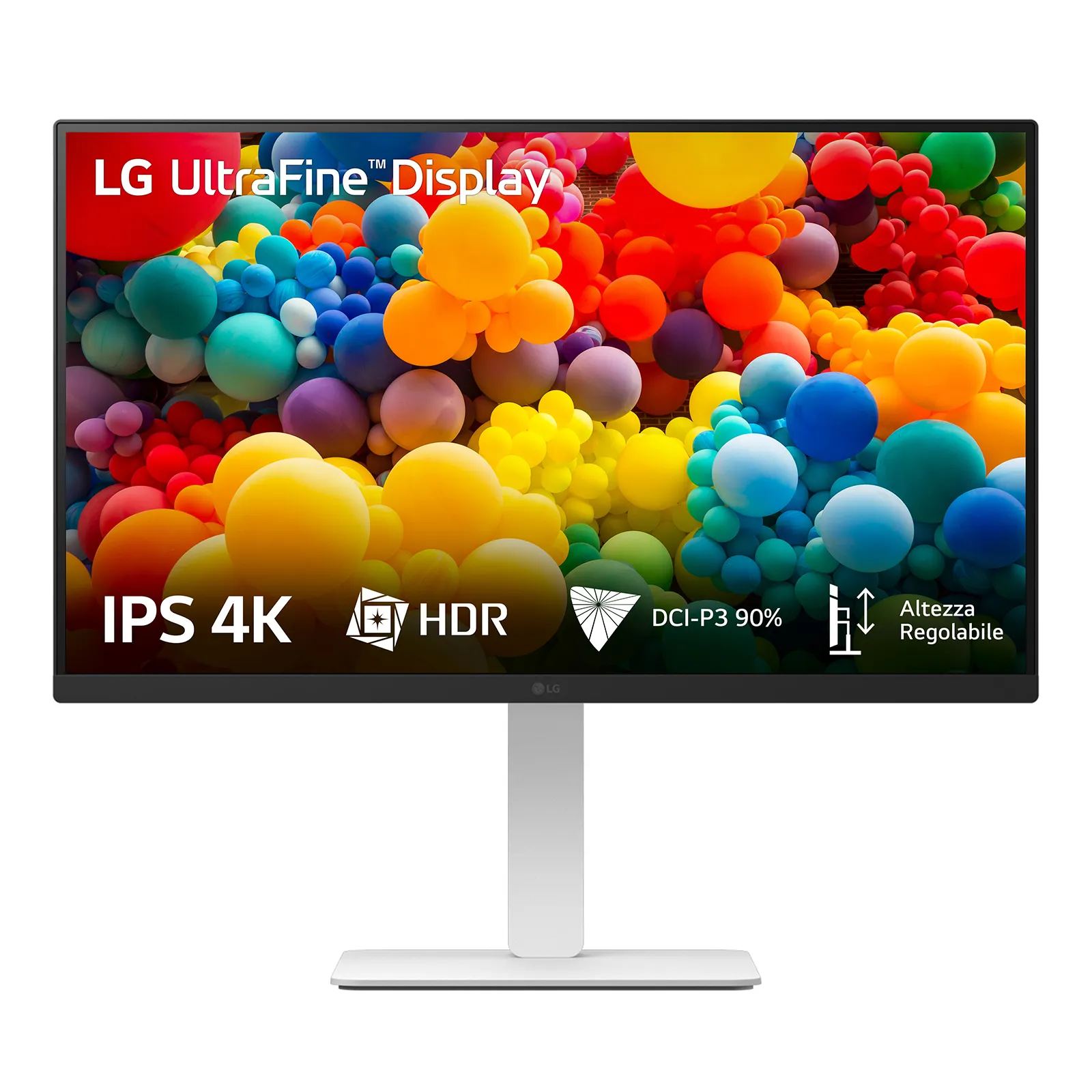 LG 27" 27US550-W 4K UHD, IPS -näyttö