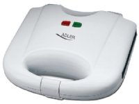 Adler vohvelikone AD 311 700 W, leivonnaisten määrä 2, Belgia, valkoinen