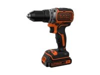 Black & Decker BL186K-QW, Akkuruuvinväännin, Pistoolikahva, Musta, Punainen, 1650 RPM, 410 RPM, 52 Nm