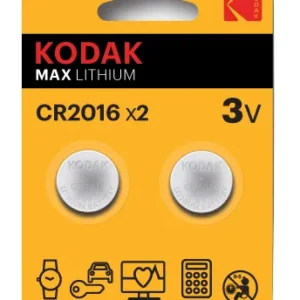 Kodak Max lithium CR2016 battery (2 pack)
