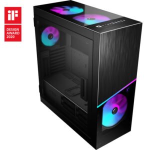 MSI MPG SEKIRA 500X miditornikotelo, ikkunalla, Musta