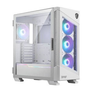 MSI MPG Velox 100R -miditornikotelo ikkunalla, Valkoinen
