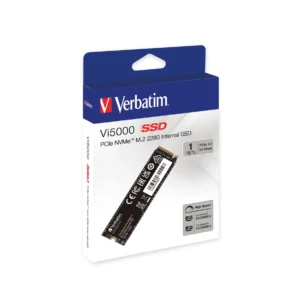 Verbatim Vi5000 PCIe NVMe M.2 SSD 1TB 1 TB, PCIe 4.0, M.2 -SSD-levy
