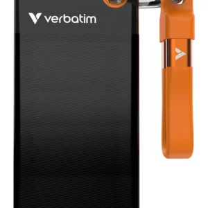VERBATIM USB 3.2 Gen 2 1TB Pocket SSD, Black/Orange