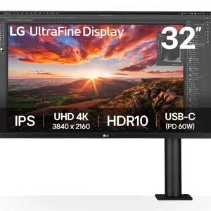 LG 32" 32UN880K-B 4K UHD, USB-C, IPS -näyttö