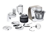 Bosch MUM5XW20, 3,9 L, Valkoinen, Sekoitus, Hienojakoinen, Keskikokoinen, 1000 W, 220 - 240 V