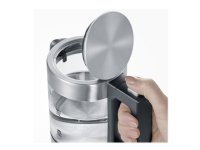 Severin WK 3472, 0,5 L, 1100 W, Hopea, Lasi, Ruostumaton teräs, Veden tason ilmaisin, Ylikuumenemissuoja