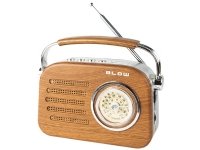 BLOW 77-532#, Kannettava, Analoginen, AM,FM, 87,5 - 108 MHz, 530 - 1600 kHz, Puu