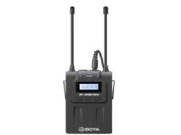BOYA RX8 Pro, Kannettava (bodypack-vastaanotin), Ultra High Frequency (UHF), Kiinteä, 100 m, Musta, LCD