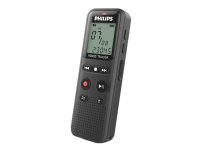 Philips VoiceTracer, 8 kHz, 750 - 18000 Hz, Musta, Windows 10/8/7, macOS, 108 x 37 x 20 mm, 46 g