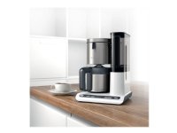 Bosch Styline TKA8A681 - Kaffemaskine - 8 kopper kaffe - 12 kopper te - hvid