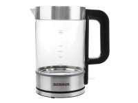 Gastroback Design Basic, 1,7 L, 3000 W, Ruostumaton teräs, Läpinäkyvä, Lasi, Ruostumaton teräs, Veden tason ilmaisin, Ylikuumenemissuoja