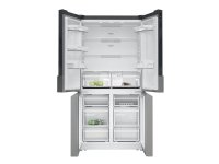 Siemens iQ300 KF96NVPEA, Vapaasti seisova, Ranskalainen ovi, Hopea, LED, Ovi-ovessa, 605 L