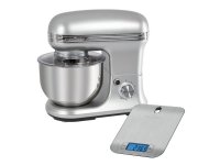 ProfiCook PC-KM 1222 W - Sekoitin - 5 litraa - 1,2 kW - ruostumatonta terästä/hopeaa - PC-KW 1221-keittiövaakojen kanssa