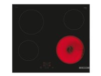 Bosch Serie | 4 PKE611BA2E - Keramisk kogeplade - 4 plader - Niche - bredde: 56 cm - dybde: 49 cm - sort - rammeløs