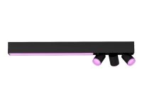Philips Hue White and Color Ambiance Centris - Ceiling spot light - Led-loistelamppu / LED - yhteensä: 53.1 W - 16 million colors/warm white to cool daylight - 2000-6500 K - musta