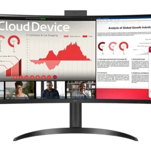 LG All-in-One Thin Client, 34" FHD, Pentium N6005, 8 Gt RAM, 256 Gt SSD, Windows 10 IoT