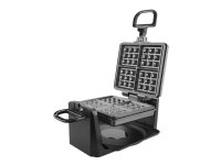Emerio WM-110984 - Vaffeljern - 1 kW - sort/grå/sølv