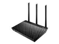 ASUS RT-AC1900U - Trådløs-reititin - 4-porttinen kytkin - GigE - Wi-Fi 5 - Dual Band (kaksikaistainen)