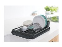 Brabantia 117404, Kuivausteline, Teline, Pöydän pinta, Astiat, Harmaa, Suorakulmio