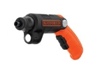 Black & Decker BDCSFL20C-QW, ruuvimeisseli, pistooli/suora kahva, musta, oranssi, 5,5 Nm, akku, 3,6 V