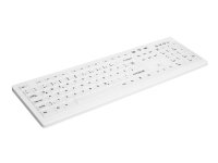CHERRY AK-C8100F-FU1-W/NOR, Langaton RF, Kalvokytkin, QWERTY, Valkoinen