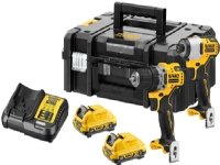 DeWALT DCK2110L2T-QW, Akkuruuvinväännin, Musta, Keltainen, 12 V, Litiumioni (Li-Ion), 440 mm, 330 mm