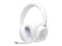 Logitech G735 - Kuulokkeet - täysikokoinen - 2,4 GHz - langaton (Lightspeed) - Dolby Atmos™ -yhteensopiva - 3,5 mm:n liitin - Valkoinen