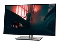 Lenovo ThinkVision P27h-30 - LED-näyttö - 27 - 2560 x 1440 QHD @ 60 Hz - IPS - 350 cd/m² - 1000:1 - 4 ms - HDMI, DisplayPort, USB-C - mattamusta - suihkumusta