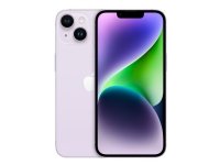 Apple iPhone 14 - 5G älypuhelin - dual-SIM / Sisäinen muisti 128 GB - OLED-näyttö - 6,1 - 2532 x 1170 pikseliä - 2x takakamera 12 MP, 12 MP - etukamera 12 MP - violetti - violetti