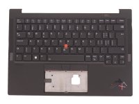 Sunrex - Kannettavan tietokoneen vaihtonäppäimistö - Trackpointilla, UltraNavilla - taustavalaistu - sveitsiläinen - yläsuojuksella - ThinkPad X1 Carbon Gen 10 21CB, 21CC -malleihin