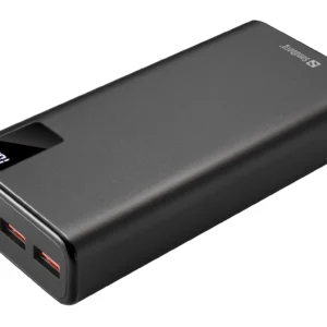 Sandberg Powerbank USB-C PD 20000 mAh, 20W -varavirtalähde, Musta