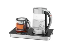 ProfiCook PC-TKS 1056, 1,7 L, Musta, Ruostumaton teräs, Läpinäkyvä, Lasi, Ruostumaton teräs, Veden tason ilmaisin, Pidä lämpimänä-toiminto, Suodatus