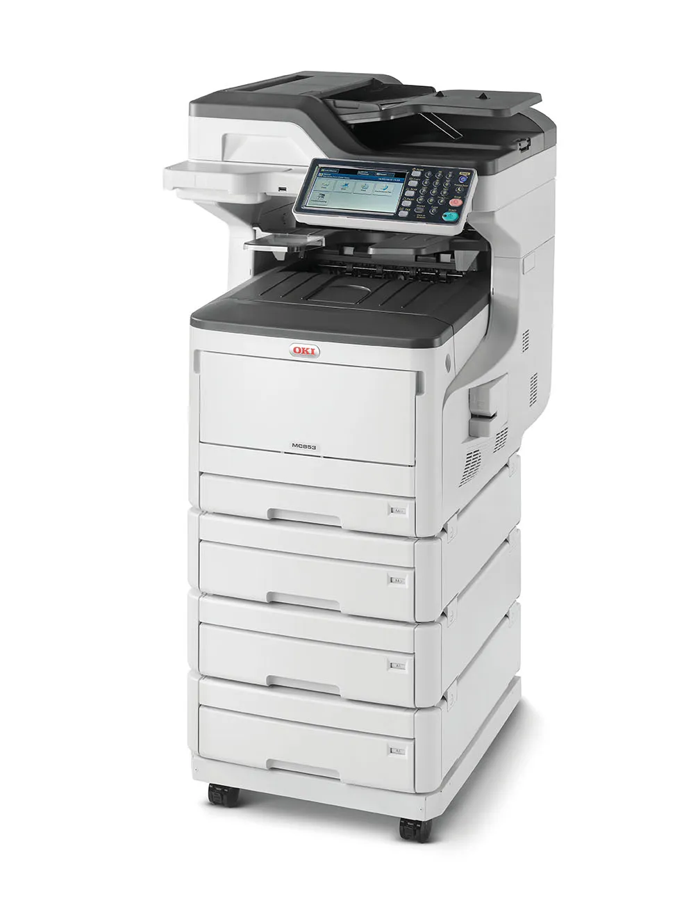 OKI MC853dn  Duplex, LAN, A3 -LED-väritulostin