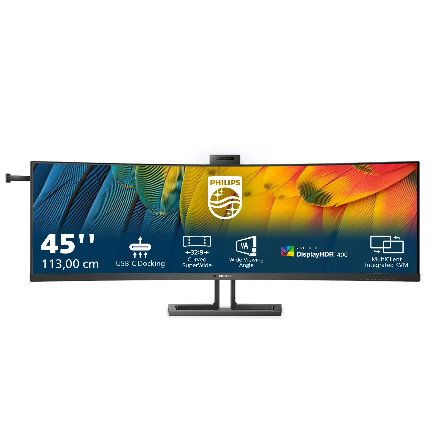 Philips 44.5" 45B1U6900CH/00 DQHD, USB-C, VA -kaareva näyttö