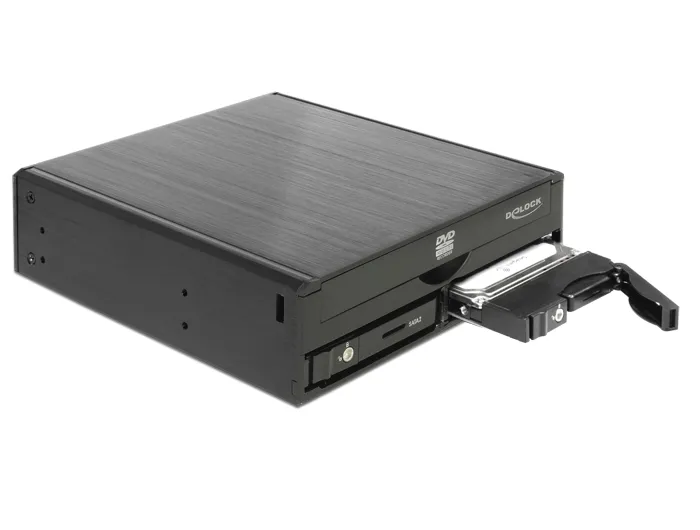 5.25? Mobile Rack for 1 x 5.25? Slim Drive + 2 x 2.5? SATA HDD / SSD
