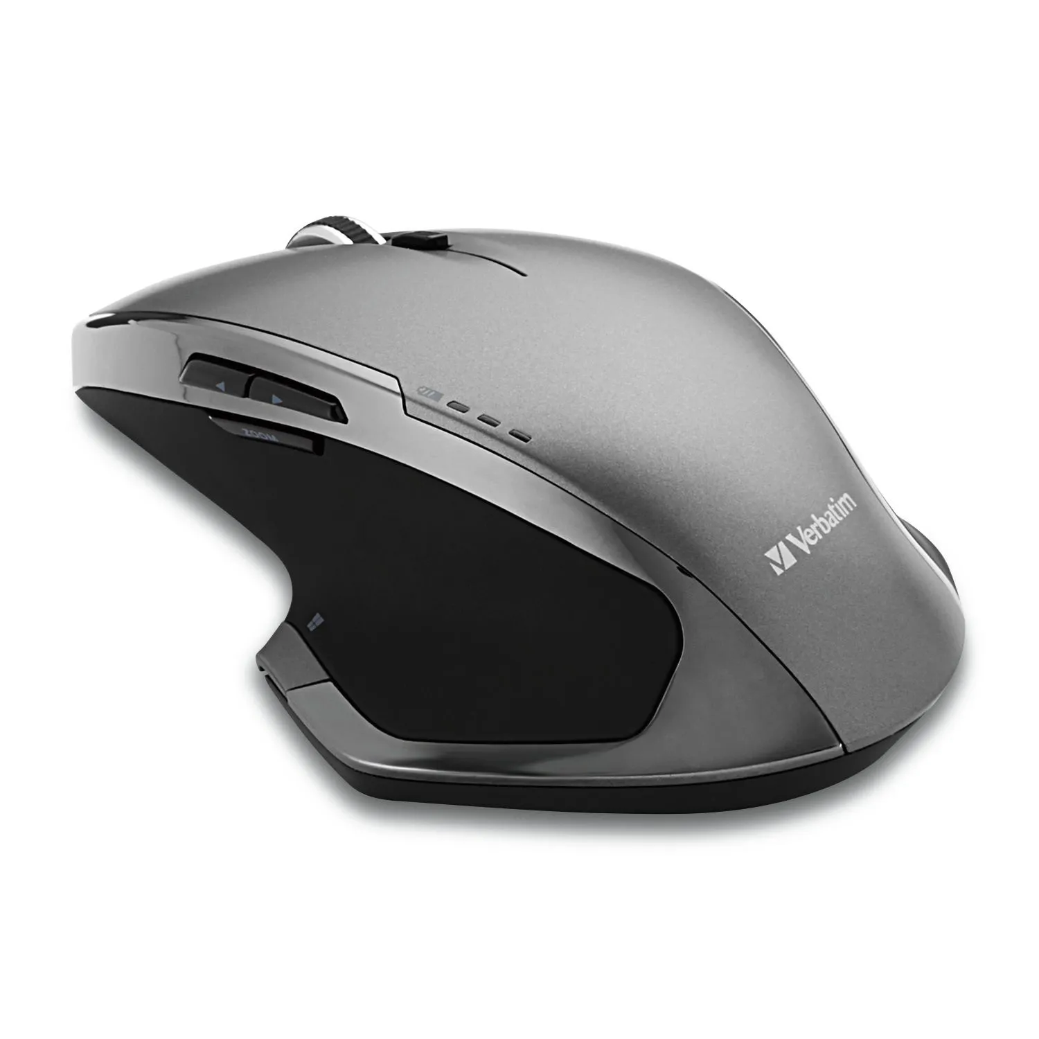 Verbatim Office mouse -langaton hiiri, Musta/Harmaa