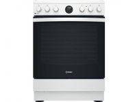 Viryklė INDESIT | Cooker | IS67V8CHW/E | Hob type Vitroceramic | Oven type Electric | Baltas | Plotis 60 cm | Grilling | Gylis 60 cm | 69 L