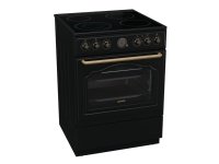 Gorenje Classic GECS6B70CLB - Liesi - vapaasti seisova - leveys: 59,7 cm - syvyys: 60 cm - korkeus: 85 cm - itsepuhdistuva - musta