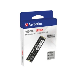 Verbatim Vi3000 PCIe NVMe M.2 SSD 256GB 256 Gt, PCIe 3.0, M.2 -SSD-levy