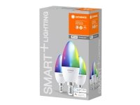 LEDVANCE SMART+ WiFi Candle Multicolour, Älylamppu, Valkoinen, Wi-Fi, Integroitu LED, E14, 2700 K